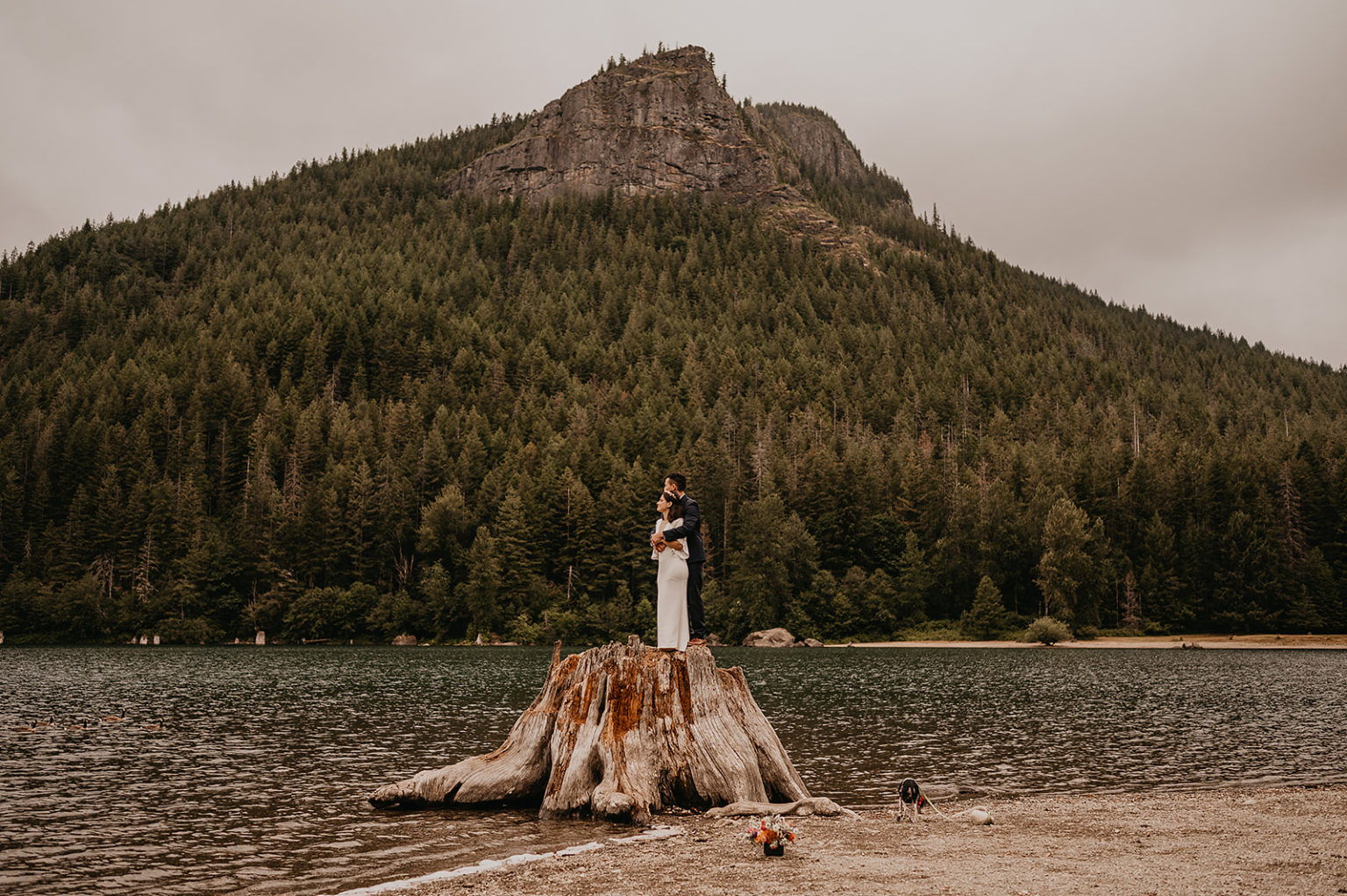Rattlesnake Lake Elopement Emett Joseph Photography